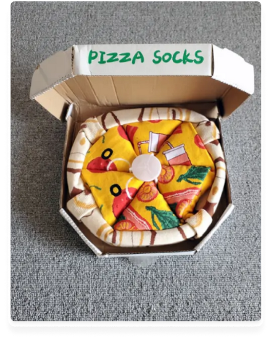 Kozy Pizza Socks